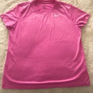 Nike womens large pink Nike t-shirt